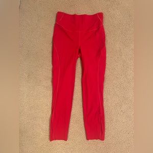 Lululemon Base Pace- Cropped Red